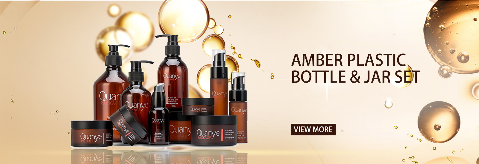 kualitas Botol Kosmetik Amber pabrik